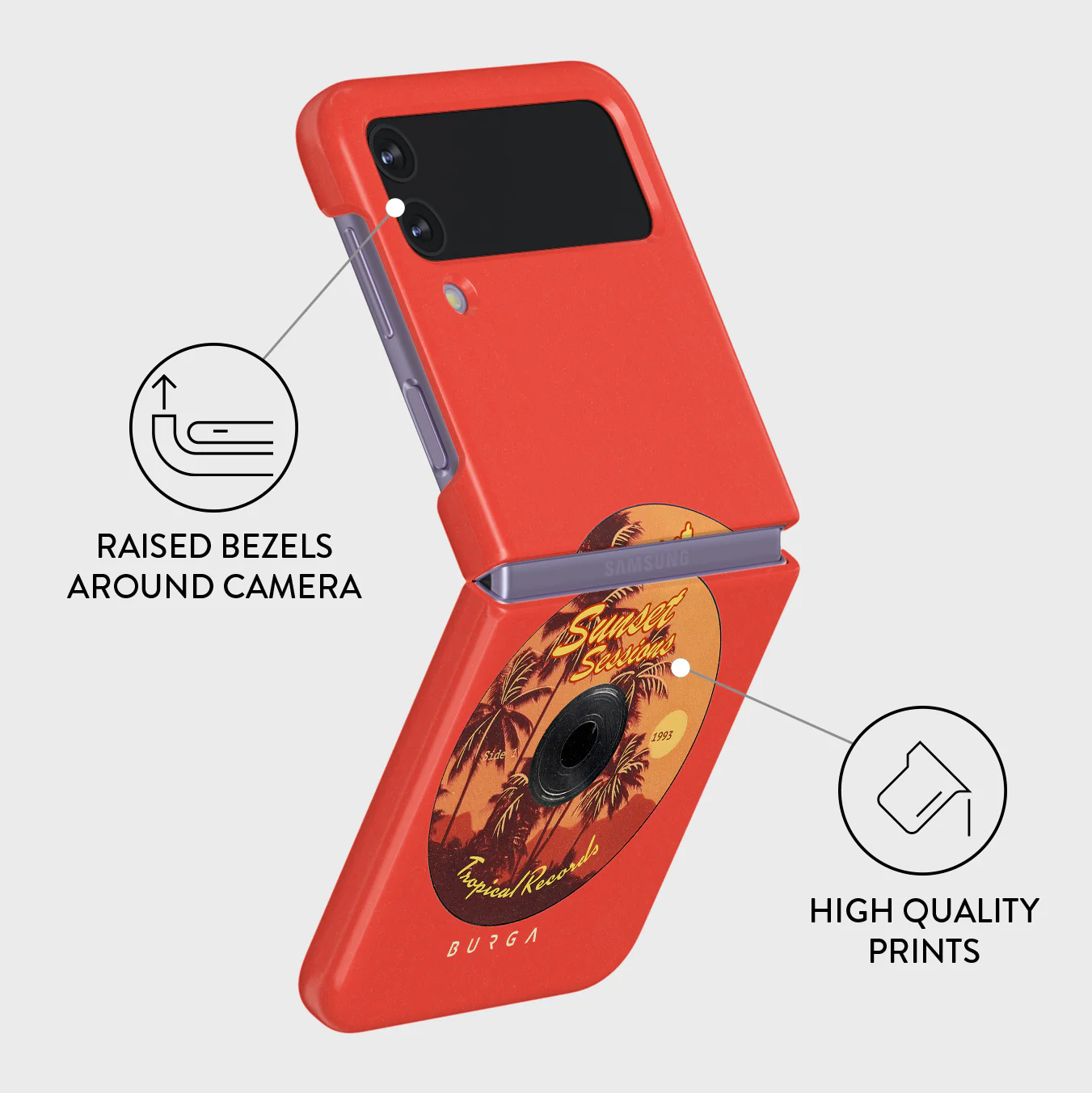 Sunset Sessions - Samsung Galaxy Z Flip 4 Case - Image 3