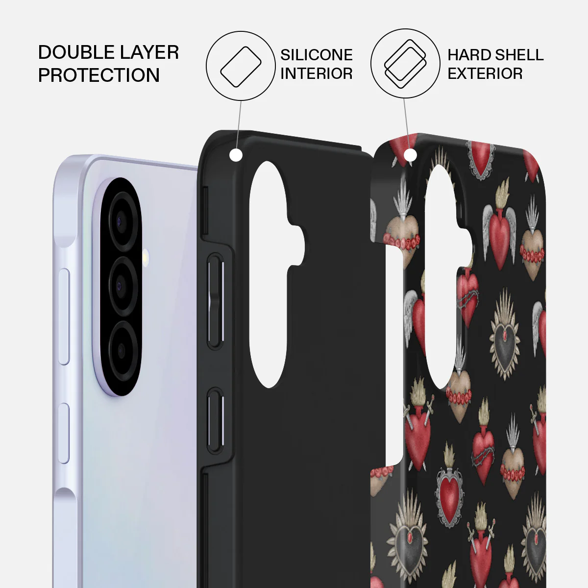 Sworn Hearts - Samsung Galaxy A37 5G Case - Image 2