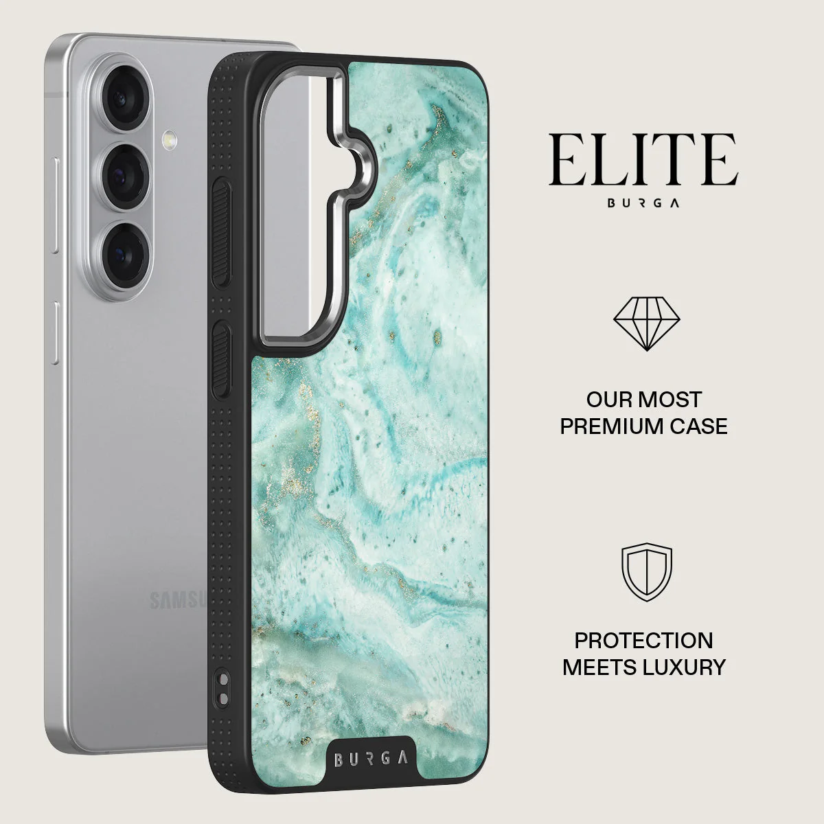 Uluwatu Waves - Teal Samsung Galaxy S26 Case - Image 20