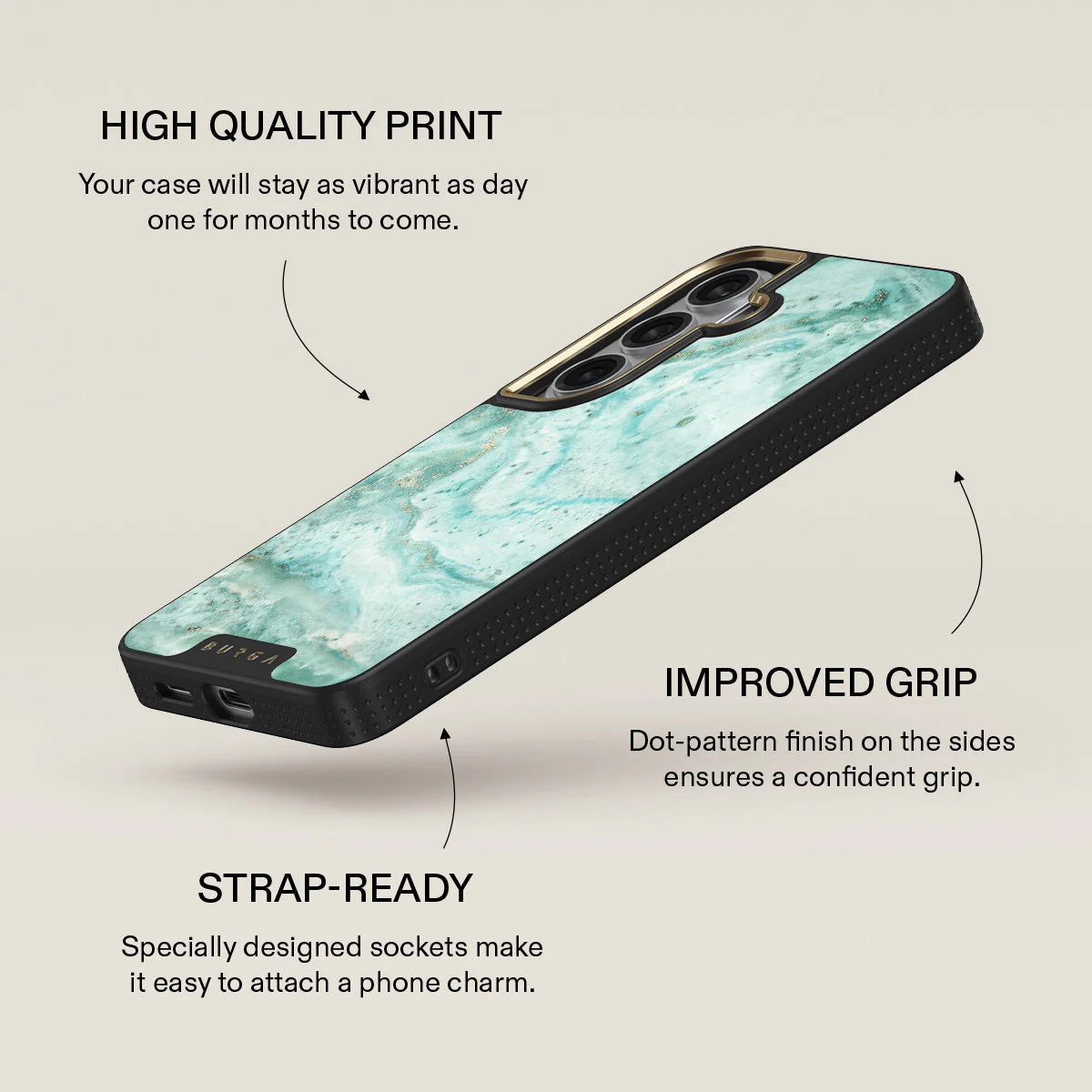 Uluwatu Waves - Teal Samsung Galaxy S26 Case - Image 9