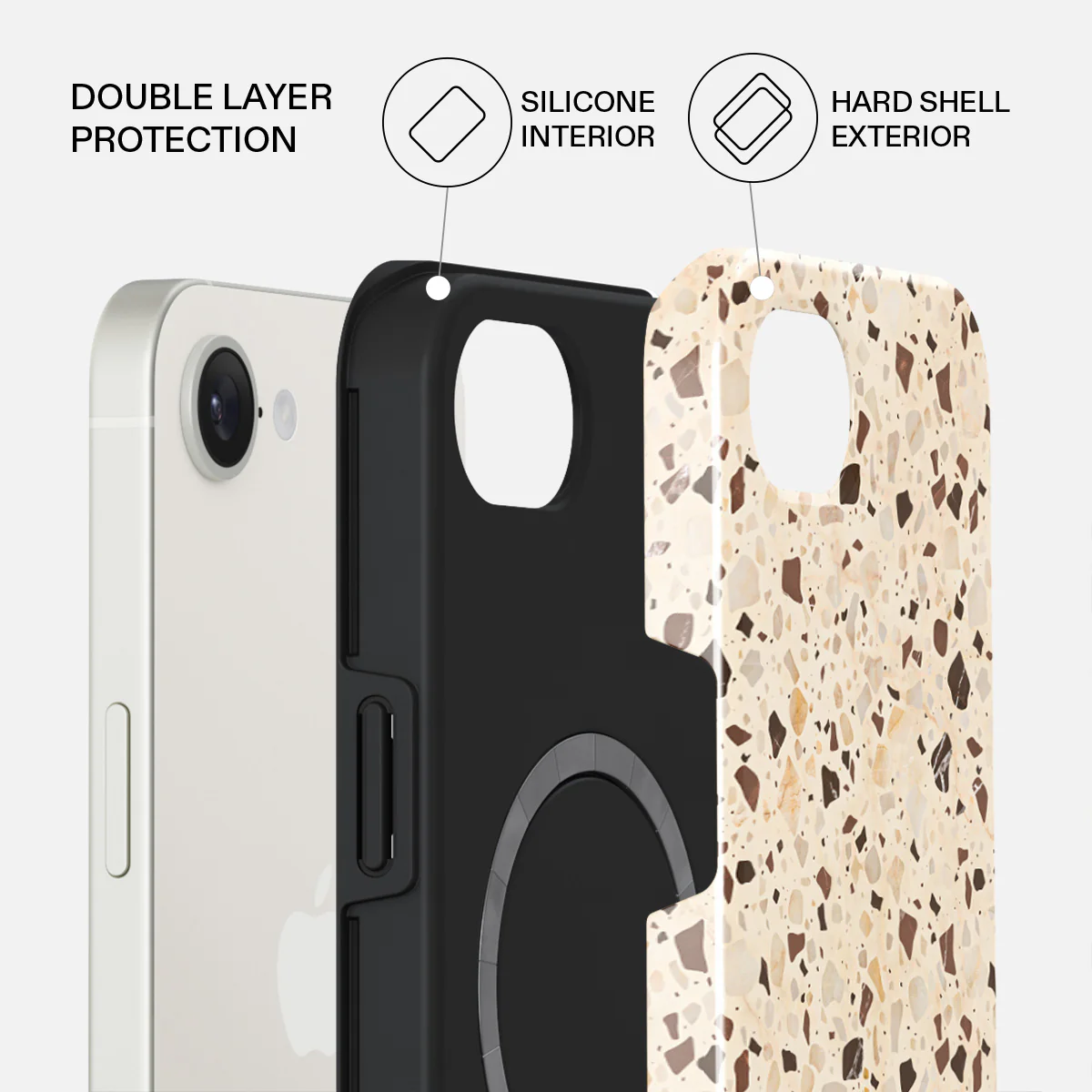 Distant Noise - Terazzo iPhone 17e Case - Image 2