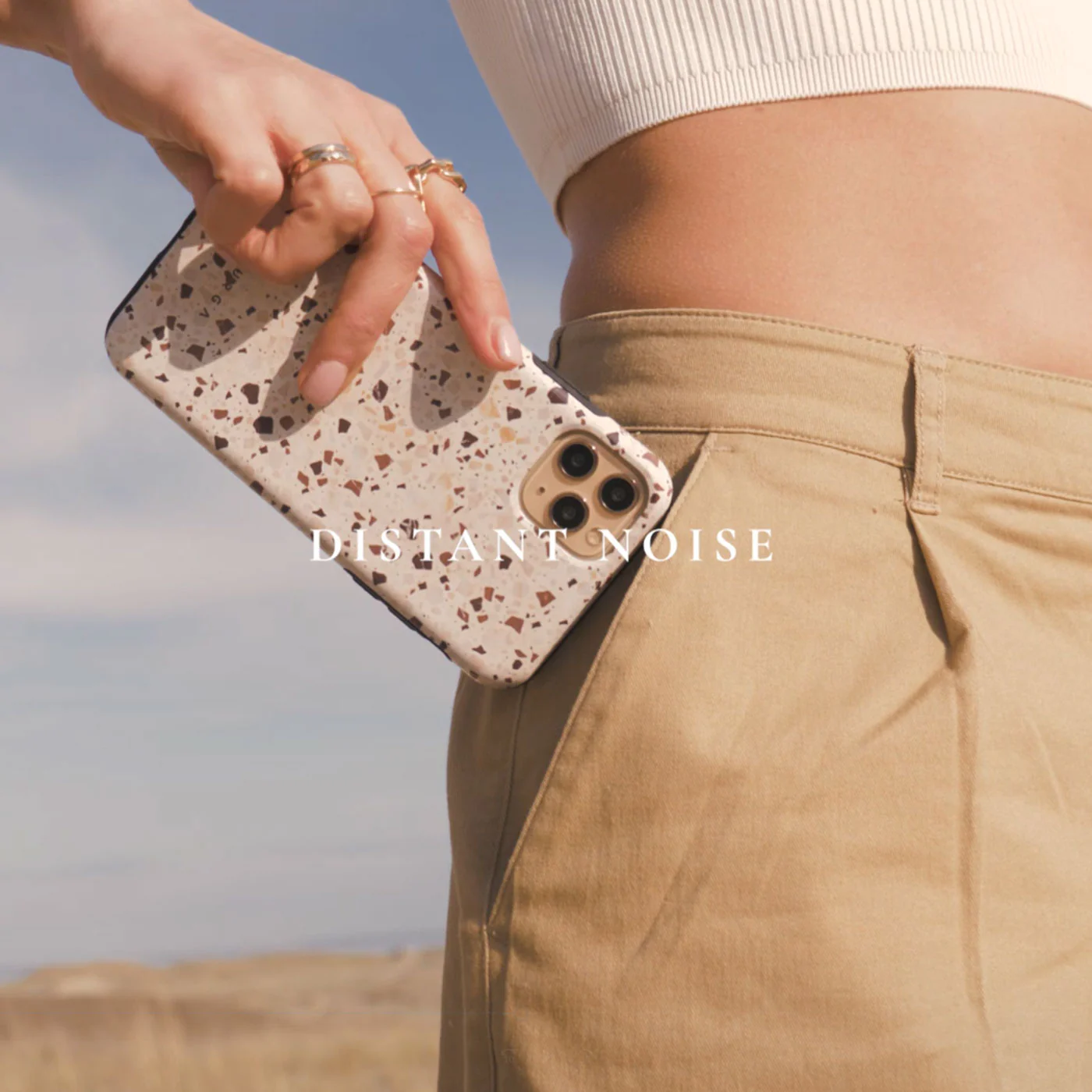 Distant Noise - Terazzo Samsung Galaxy S25 FE Case - Image 5