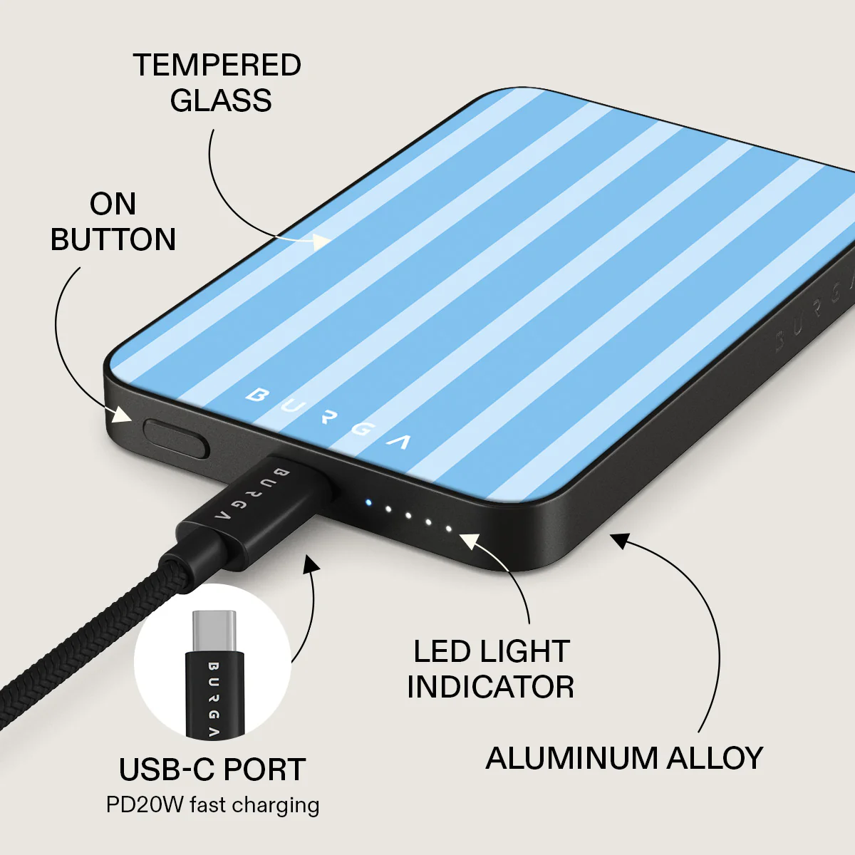 The Hamptons - Magnetic Power Bank - Image 5