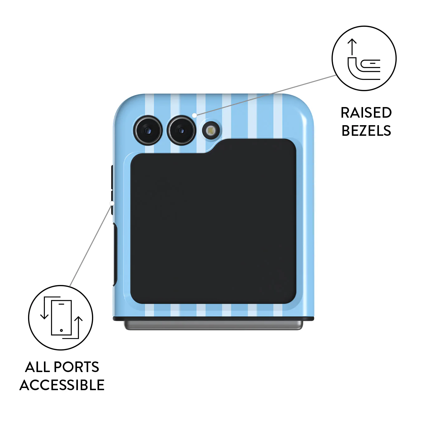 The Hamptons - Samsung Galaxy Z Flip 5 Case - Image 3