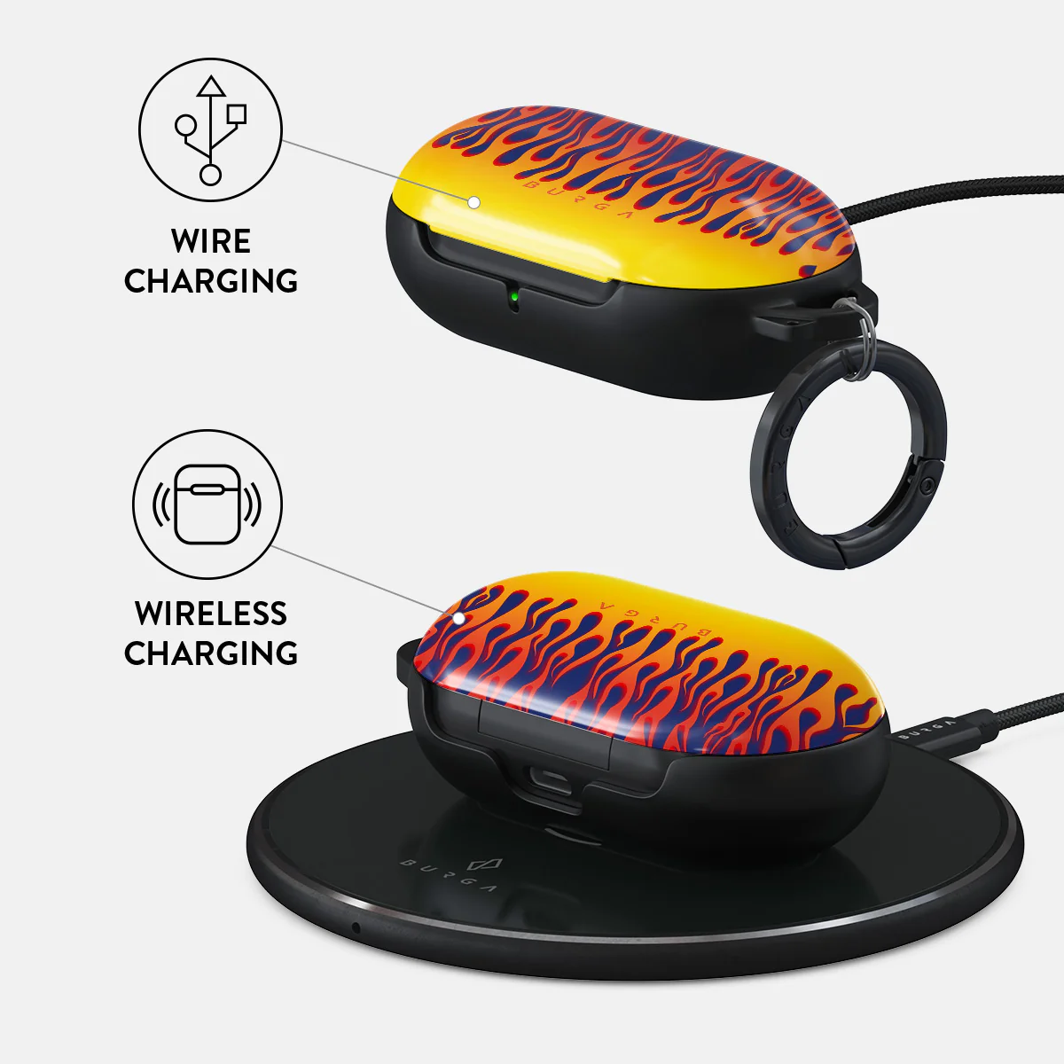 Tribal - Samsung Galaxy Buds Plus Case - Image 3
