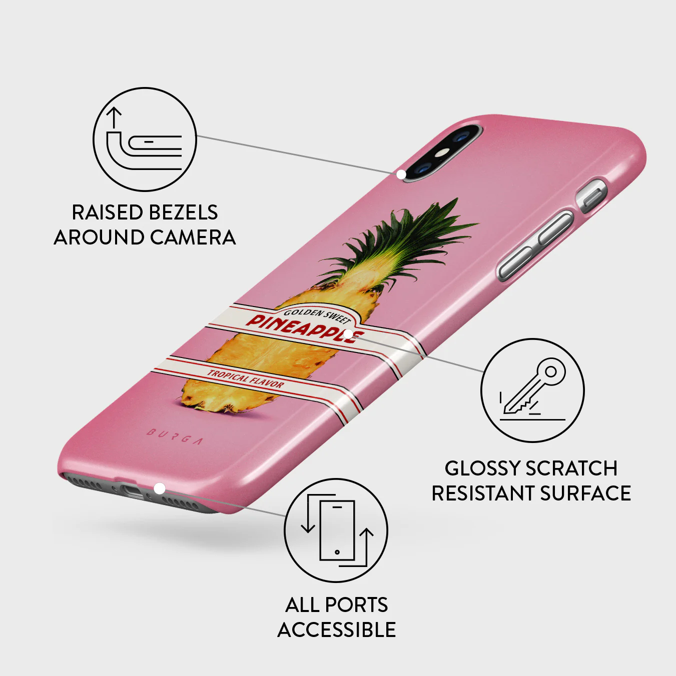 Tropical Flavour - iPhone X / XS Case - Image 3
