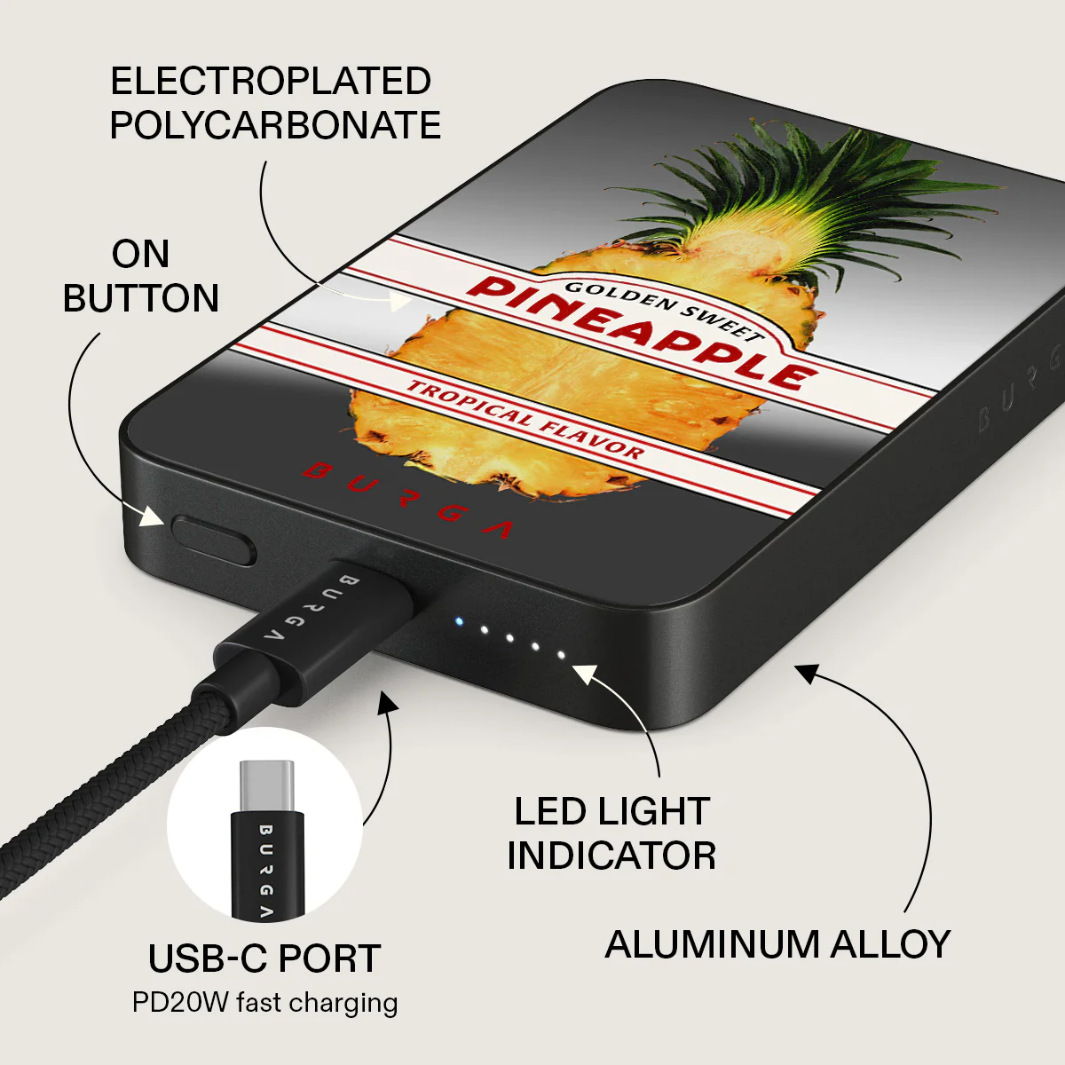Tropical Flavour - Magnetic Power Bank - Image 65