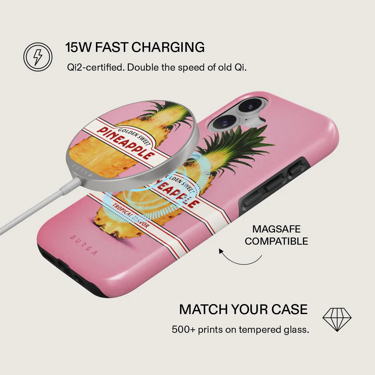 Tropical Flavour - Magnetic Wireless Charger - Image 8