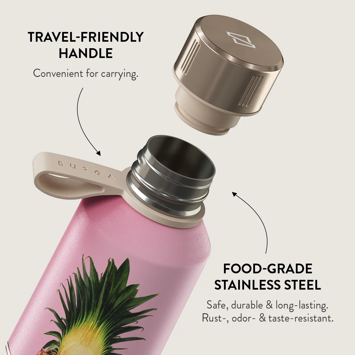 Tropical Flavour - Water Bottle - Image 4