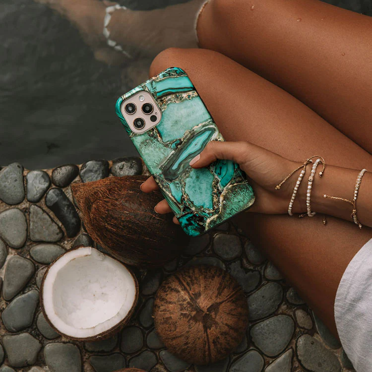 Ubud Jungle - Turquoise iPhone 17e Case - Image 6