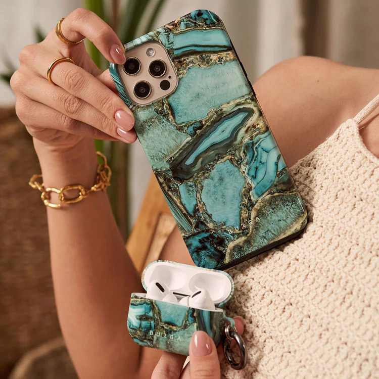 Ubud Jungle - Turquoise Samsung Galaxy S25 FE Case - Image 8