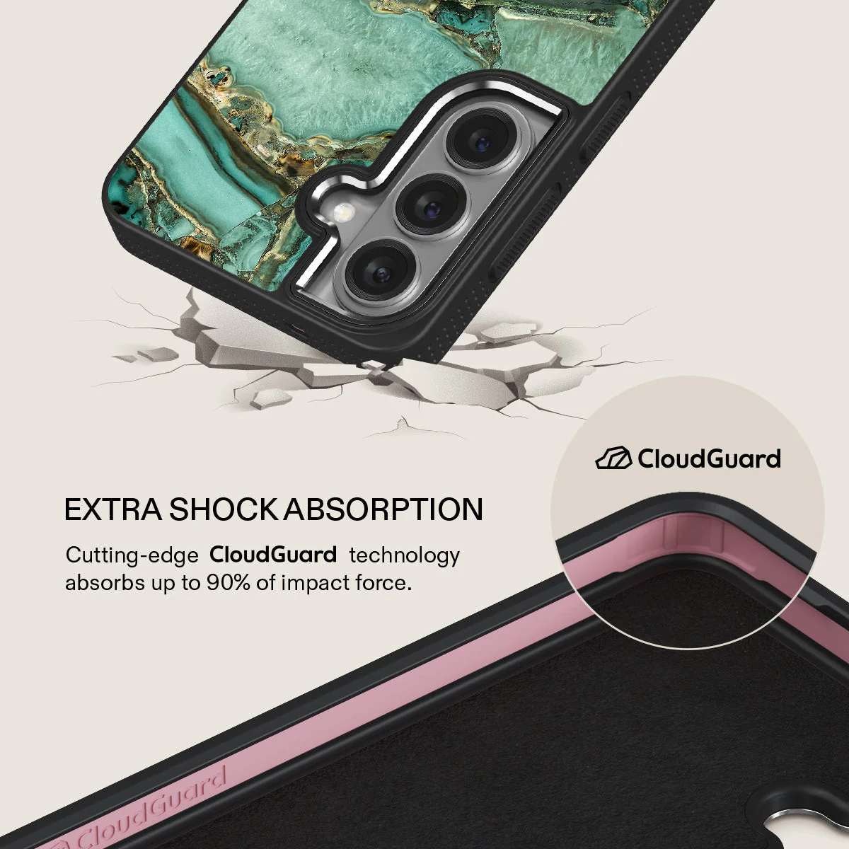 Ubud Jungle - Turquoise Samsung Galaxy S26 Case - Image 14