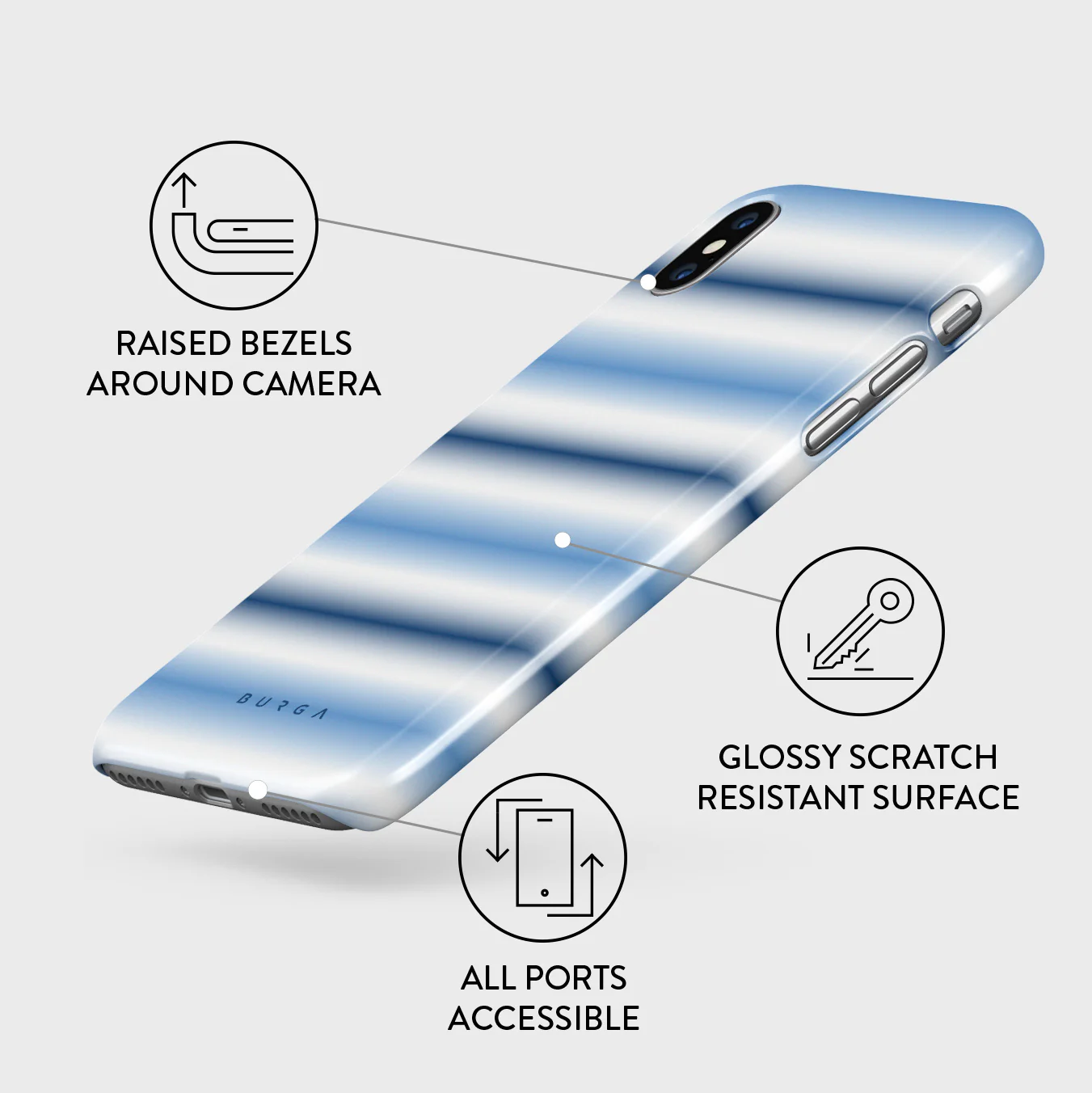 White Noise - iPhone XS Max Case - Image 3