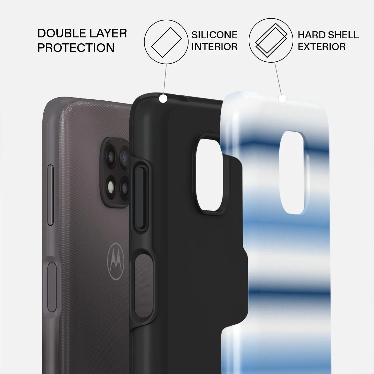 White Noise - Motorola Moto G Power 2021 Case - Image 2
