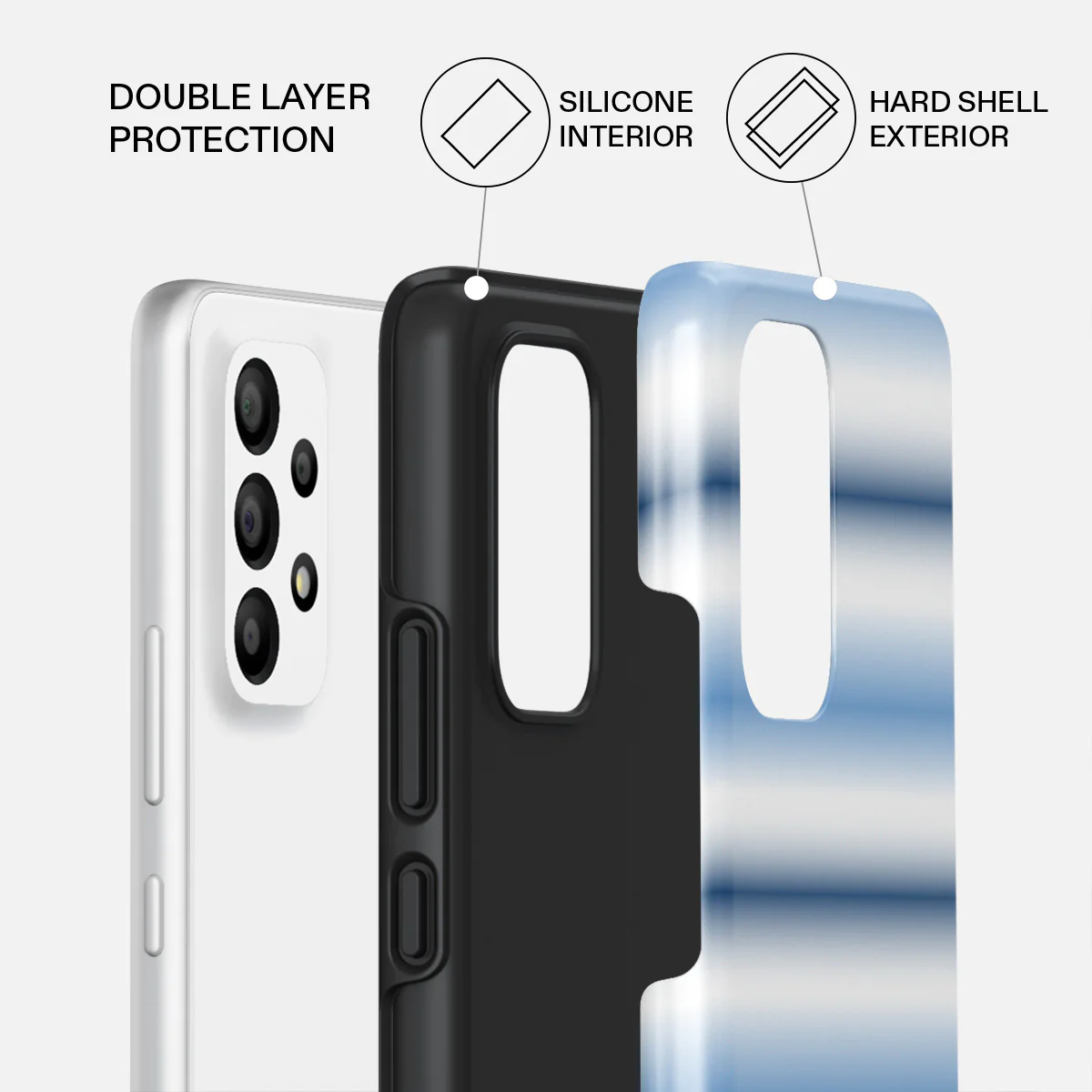 White Noise - Samsung Galaxy A33 Case - Image 2