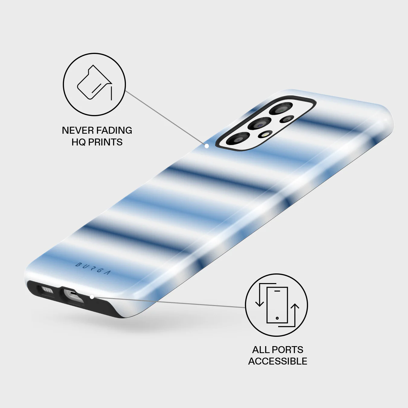 White Noise - Samsung Galaxy A33 Case - Image 3