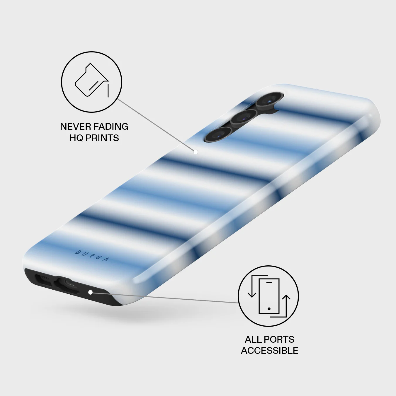White Noise - Samsung Galaxy S23 FE Case - Image 3