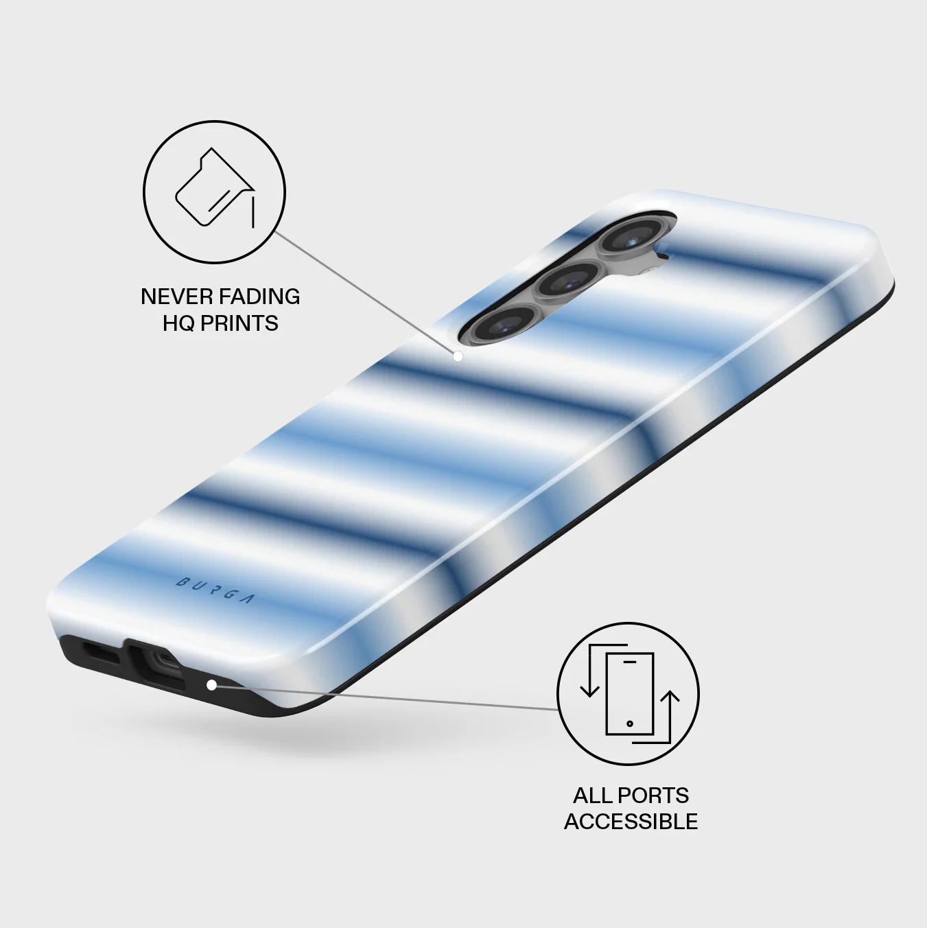 White Noise - Samsung Galaxy S24 FE Case - Image 3
