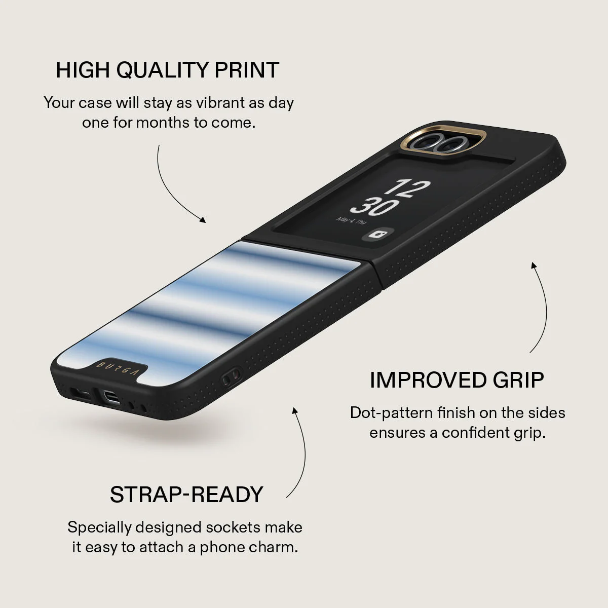 White Noise - Samsung Galaxy Z Flip 6 Case - Image 10