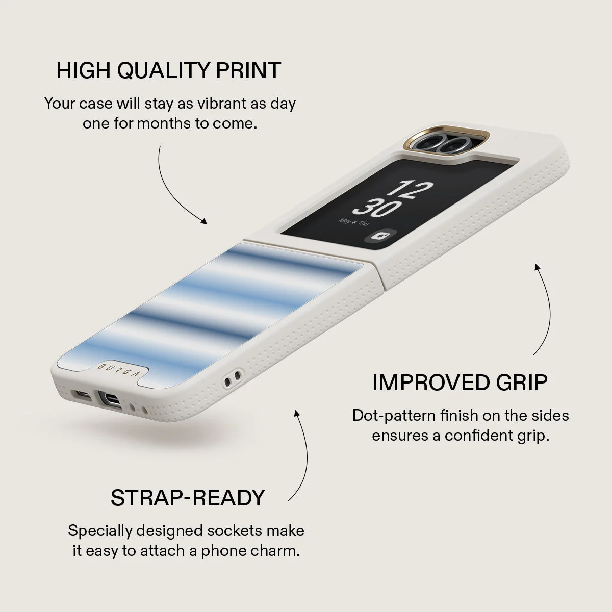 White Noise - Samsung Galaxy Z Flip 6 Case - Image 24