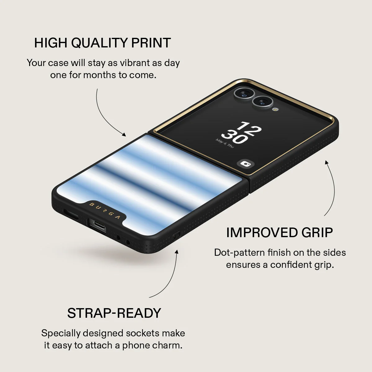 White Noise - Samsung Galaxy Z Flip 7 Case - Image 9