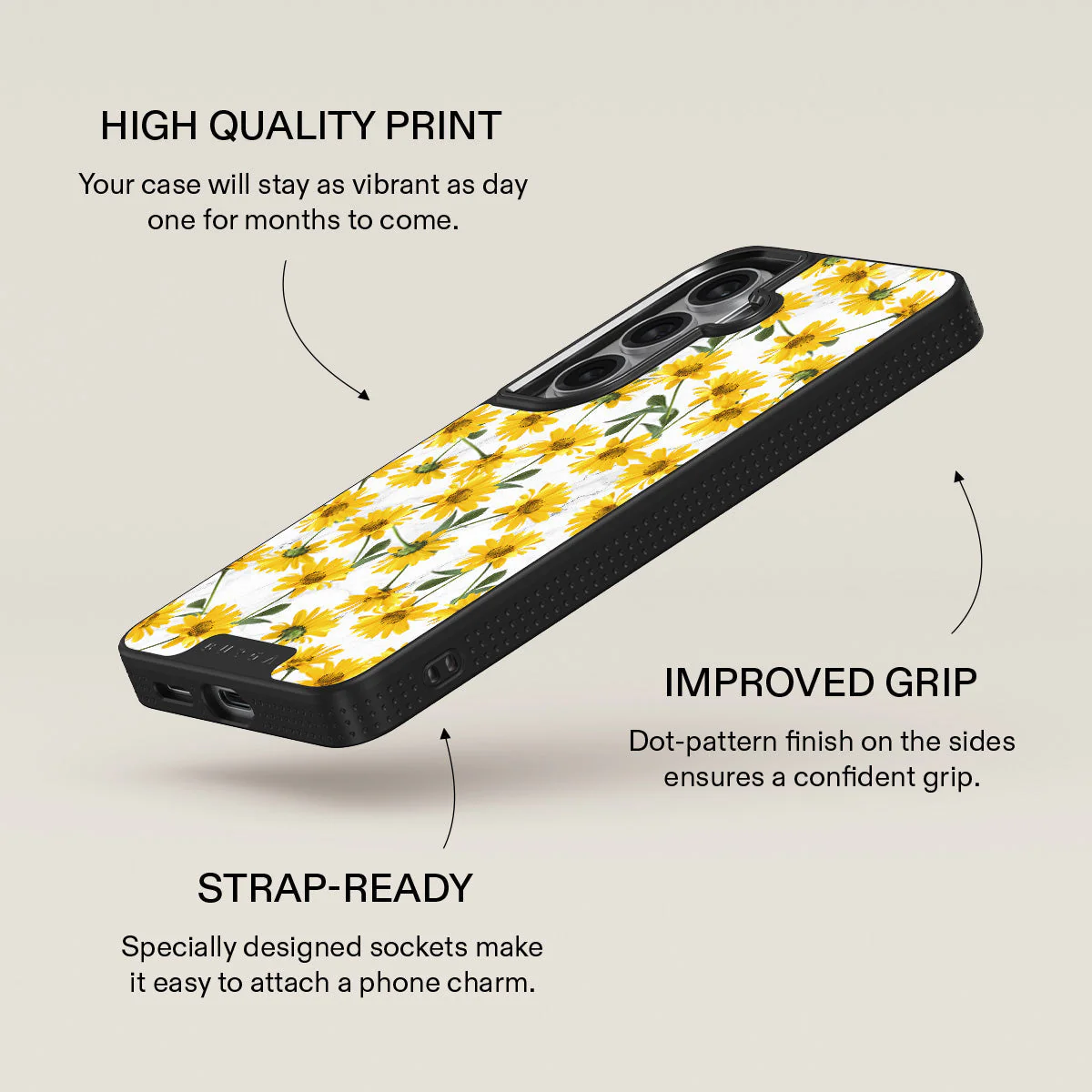 Summer Scent - Yellow Flower Samsung Galaxy S26 Plus Case - Image 16