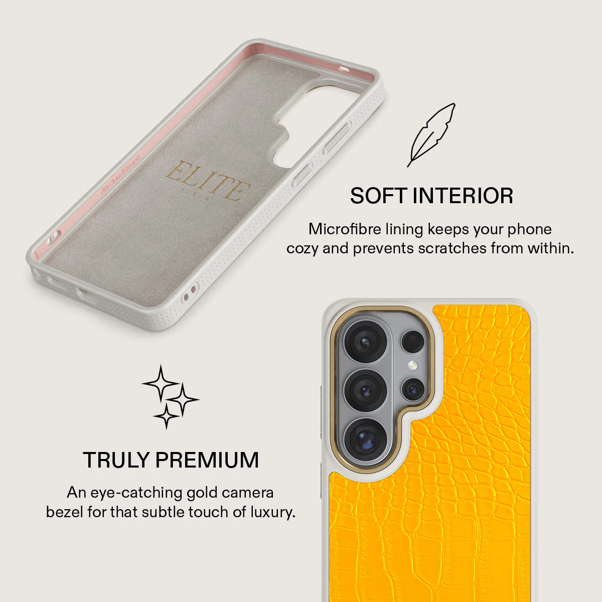 Canary Yellow - Snake Skin Samsung Galaxy S26 Ultra Case - Image 31